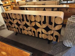 New Madia Madia nagoya etnica vintage industrial black e wood  in offerta  in stile design di in Offerta Outlet Madie