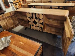 New Madia Madia nagoya etnica vintage industrial black e wood  in offerta  in stile design di in Offerta Outlet Madie