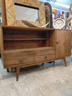 Madia Mobile coloniale vintage 140 di con forte sconto^Outlet Etnico Outlet