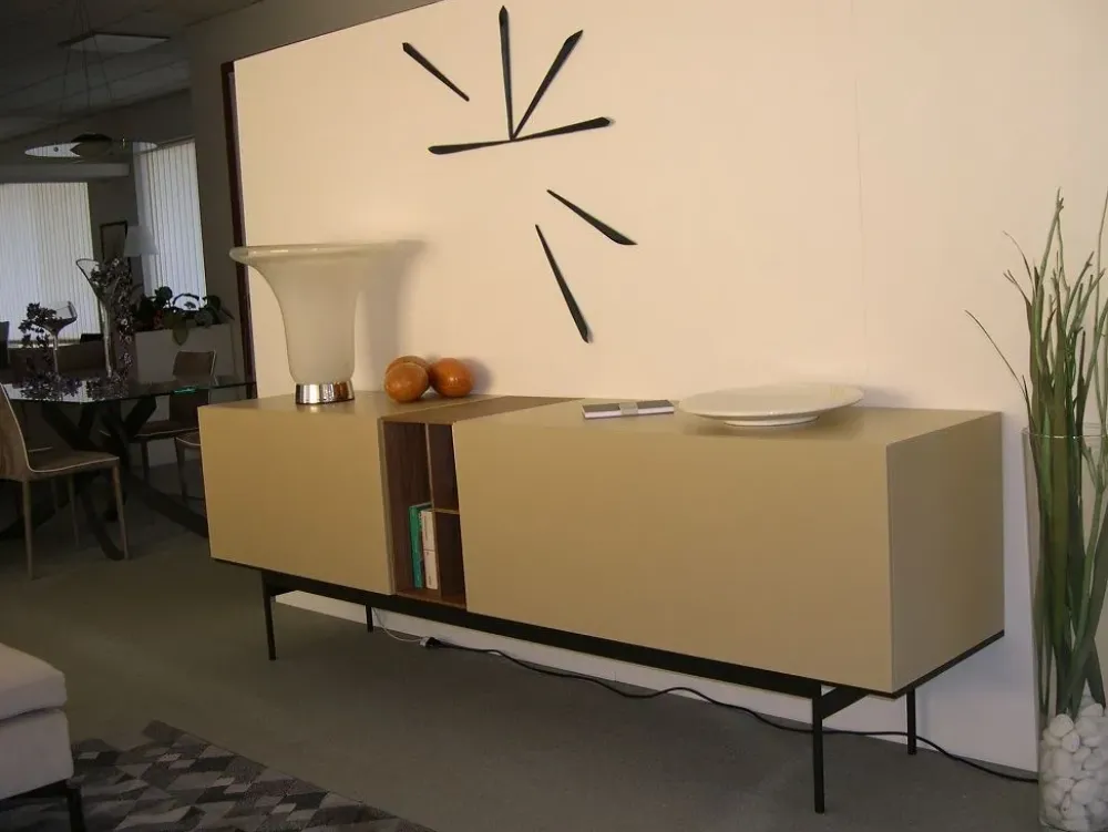 Outlet Madia modello Credenza brik laccata opaco mou di a PREZZI OUTLET Madie