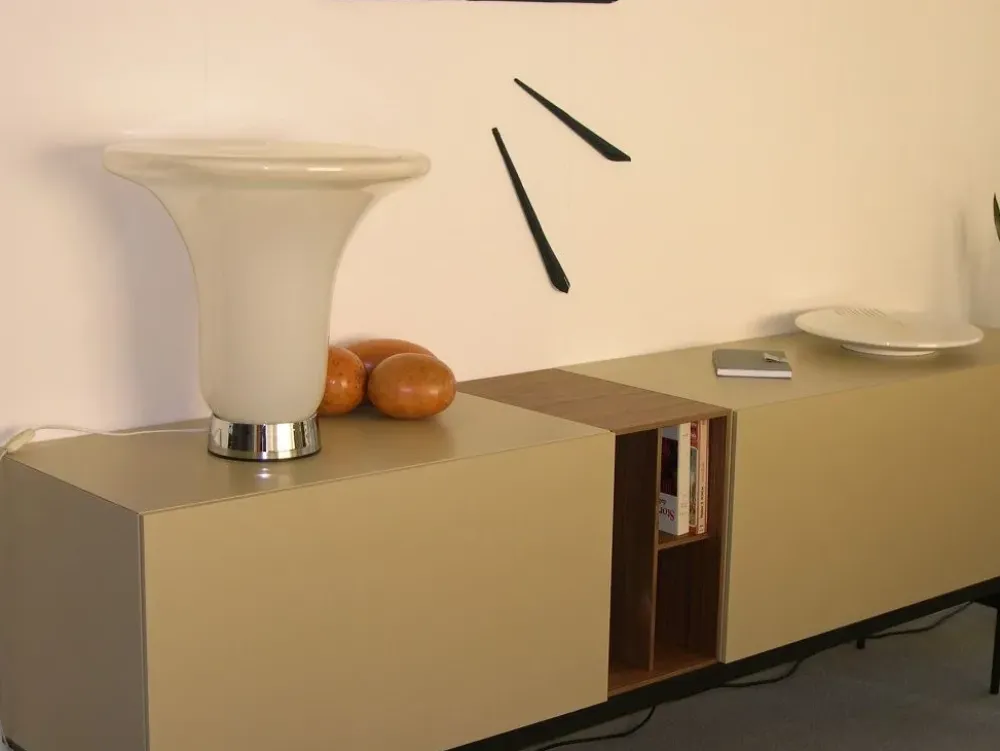 Outlet Madia modello Credenza brik laccata opaco mou di a PREZZI OUTLET Madie