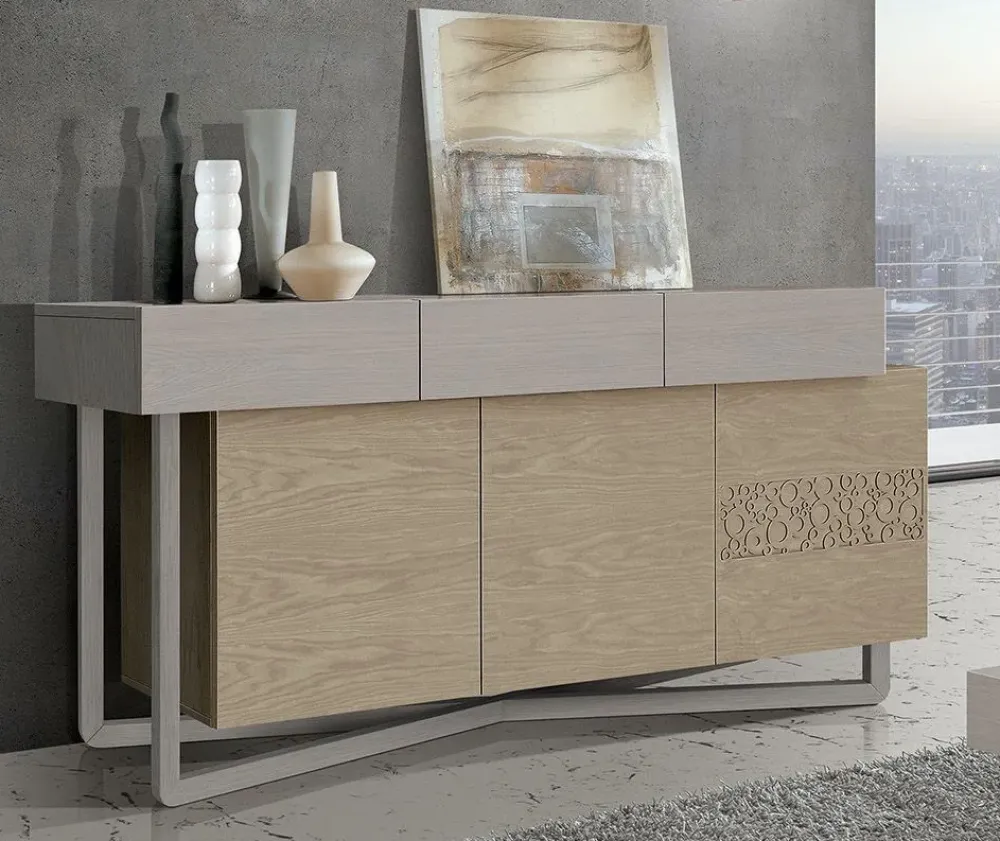 Collezione esclusiva Madia modello Madia artigianale 3 ante di a PREZZI OUTLET- Madie