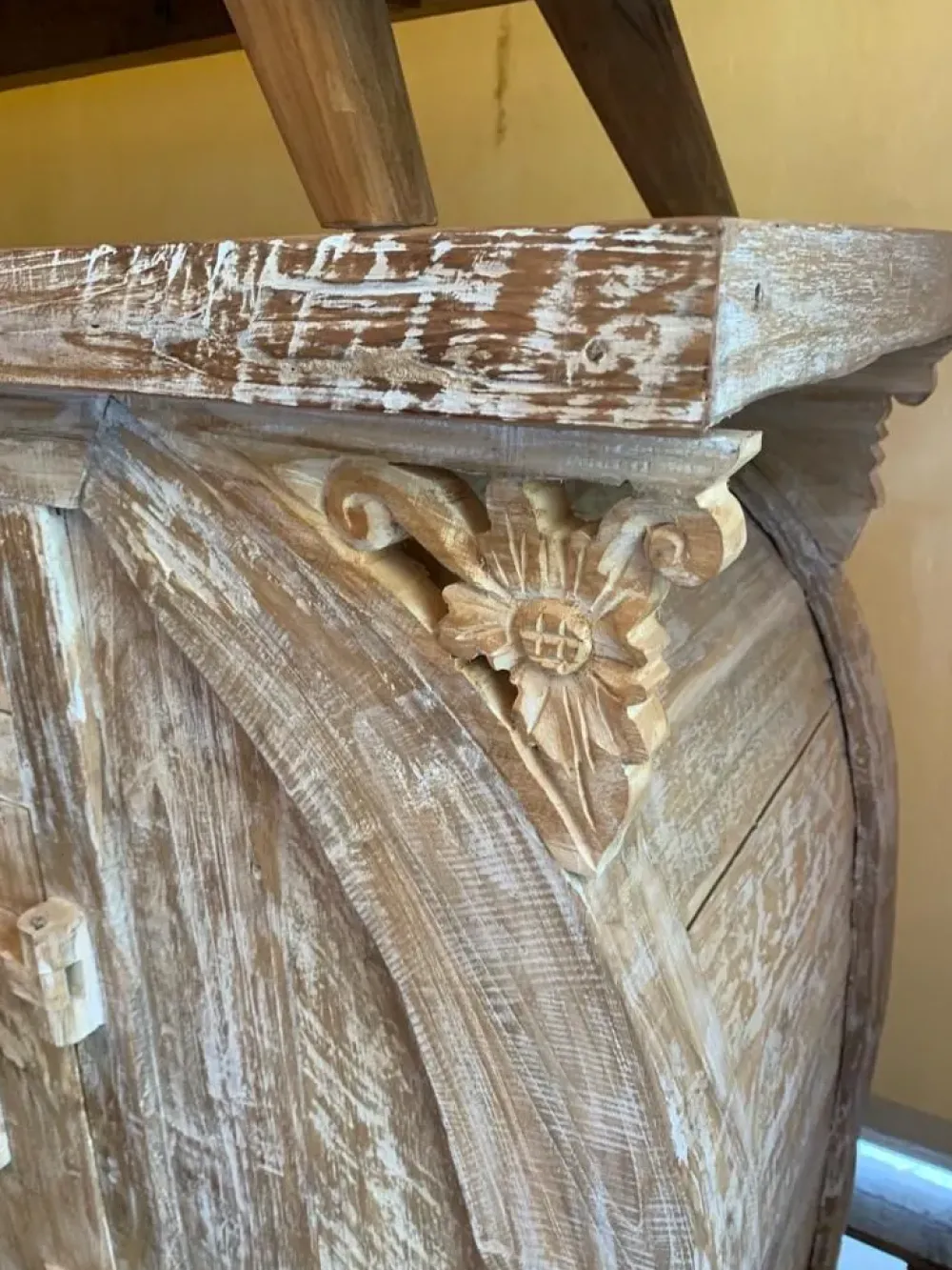 Madia modello Madia credenza teak sbiancata 120 140 cm di a prezzo Outlet^Outlet Etnico