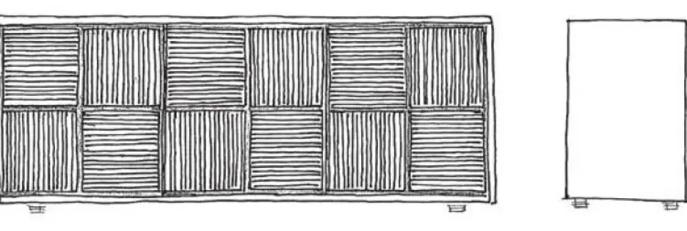 Sale Madia Queeen in stile moderno di in Offerta Outlet Madie