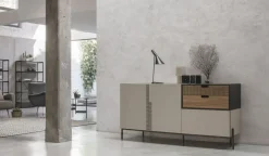 Tomasella Madia Time unit_ti 116 in stile moderno di in Offerta Outlet- Madie