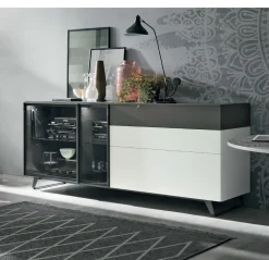 Tomasella Madia in laccato opaco in Offerta Outlet- Madie