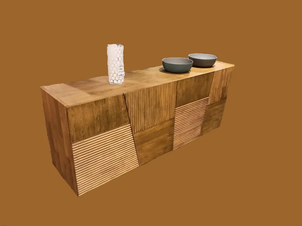 Online Madia Trapeze riga in stile moderno di in Offerta Outlet Madie