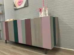 Madia Urban ranch multicolor in stile moderno a prezzo scontato Madie