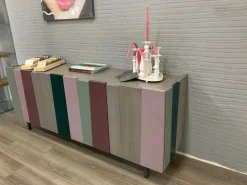 Madia Urban ranch multicolor in stile moderno a prezzo scontato Madie