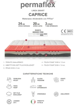 Discount Materasso Materasso modello caprice memory   Materassi