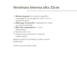 Sogno Veneto Materasso matrimoniale Dalia silver a prezzi outlet- Materassi