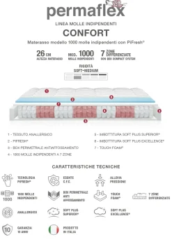 Permaflex Materasso con uno sconto esclusivo- Materassi