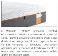 Materasso Original élite h 25 con rivestimento cooltouch memory a prezzo scontato^Tempur Best