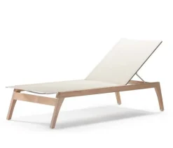 Sdraio in teak e acciaio inox luxury : divano da giardino a prezzi outlet^Md work Outlet