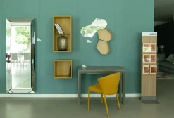 Outlet Mensola in laccato opaco Inside / moss a prezzo Outlet Mensole