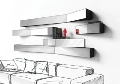 Minotti Mensola in metallo modello Look a prezzi imbattibili- Mensole