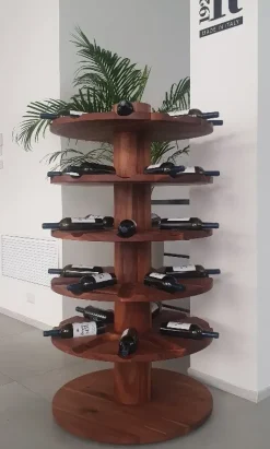 Clearance Mensola modello Wineround in stile design di con forte sconto Mensole