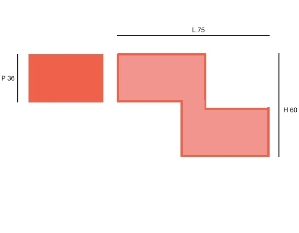 Sangiacomo Mensola stile Design Tetris a prezzo scontato- Mensole