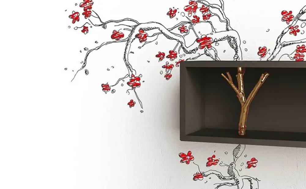 Mensola Tri in stile design in offerta^Minotti Italia New