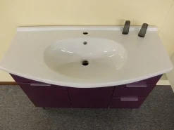 Mobile arredo bagno A terra Idrobath viola con sconto^Birex Outlet