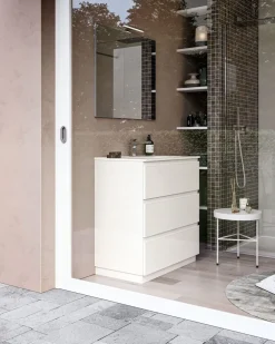 Clearance Mobile arredo bagno A terra System 05 a prezzo conveniente Mobili Bagno A Terra