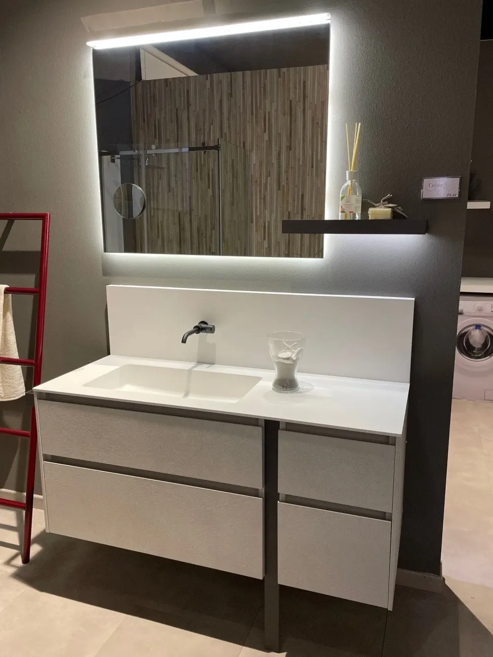 Mobile arredo bagno A terra Segno a prezzi scontati^Cerasa