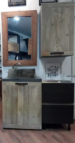 Sale Mobile arredo bagno A terra Mobile bagno industrial  a prezzi scontati Mobili Bagno A Terra