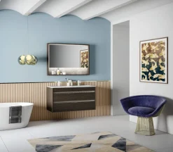 New Mobile arredo bagno Sospeso Smart.46-18 con sconto Mobili Bagno Sospeso