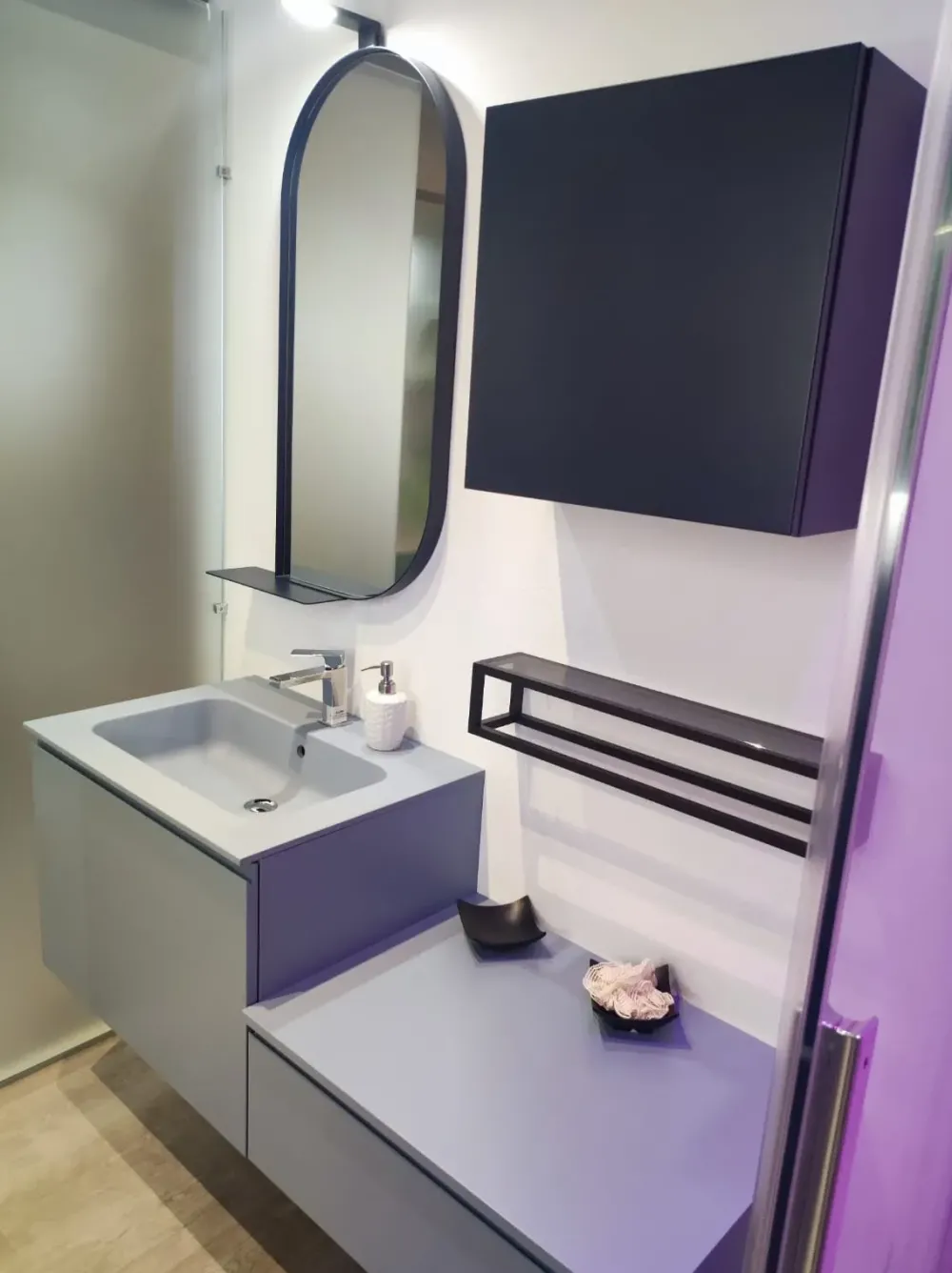 Online Mobile arredo bagno Sospeso Bagno modello f4-b-go in offerta Mobili Bagno Sospeso