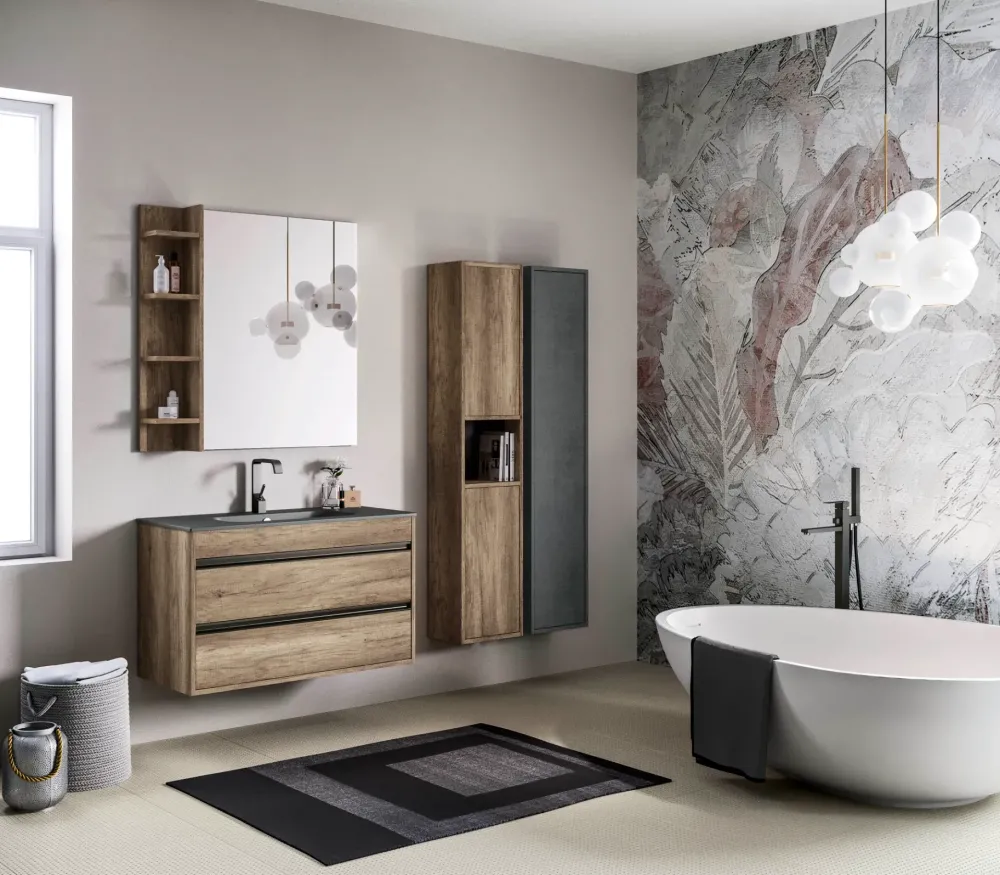 Mobile arredo bagno Sospeso Smart.46-14 a prezzi scontati^Mastella Outlet
