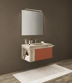 New Mobile arredo bagno Sospeso Kami next 01 a prezzo scontato Mobili Bagno Sospeso
