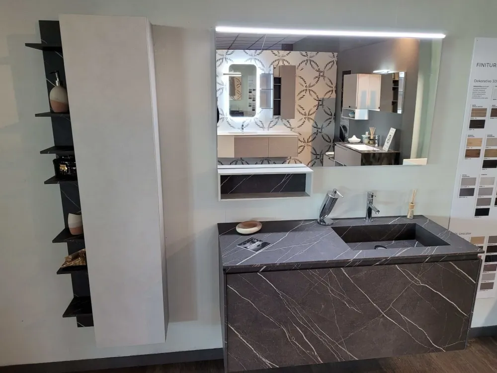 Mobile arredo bagno Sospeso Hpl m2 system in offerta^Baxar Sale