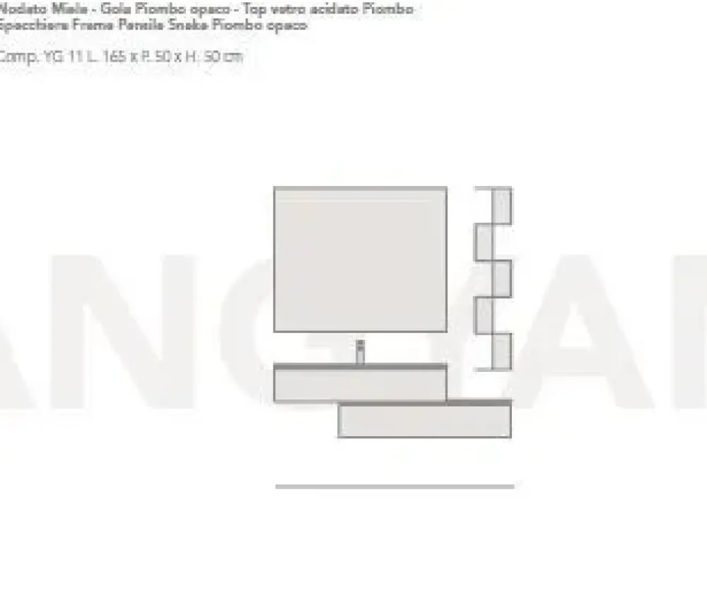 Ardeco Mobile arredo bagno Sospeso yang 11 in svendita- Mobili Bagno Sospeso