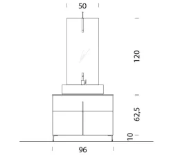 Discount Mobile bagno A terra B201 a prezzi outlet Mobili Bagno A Terra