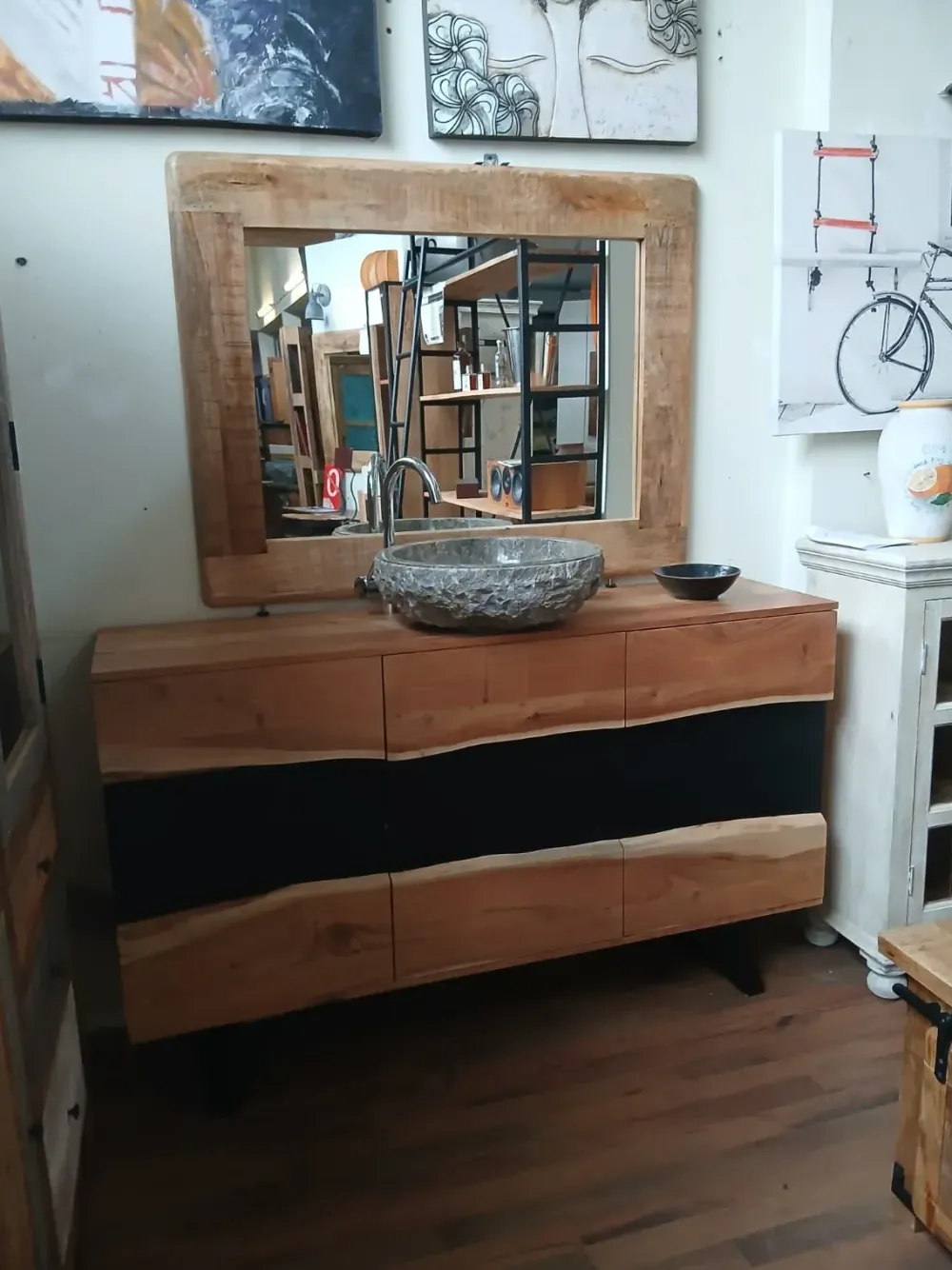 Mobile bagno a terra bagno bagno design wave di SCONTATO - 46%^Outlet Etnico Online