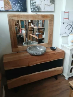 Mobile bagno a terra bagno bagno design wave di SCONTATO - 46%^Outlet Etnico Online