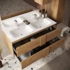 Md work Mobile bagno a terra Bagno doppio lavabo come foto  di SCONTATO - 45%- Mobili Bagno A Terra