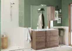 Md work Mobile bagno a terra Bagno doppio lavabo come foto  di SCONTATO - 45%- Mobili Bagno A Terra