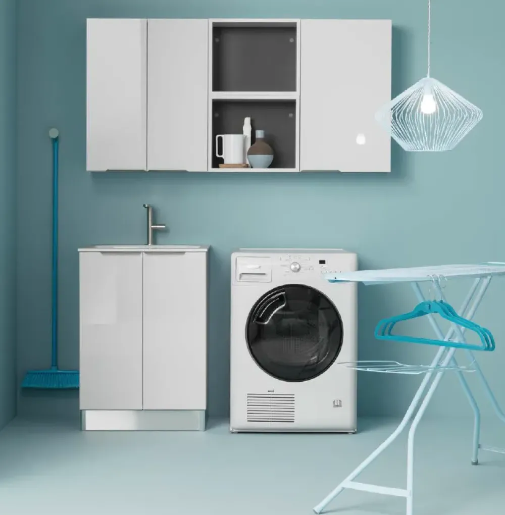 Mobile bagno A terra Lavanderia up028 a prezzo scontato^Compab