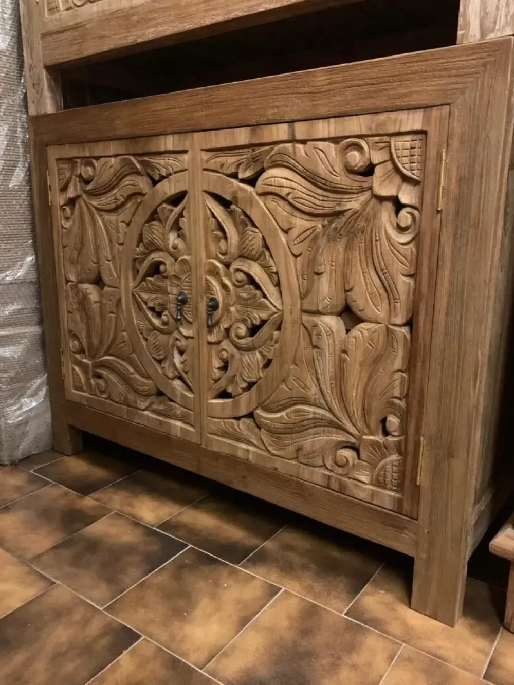 Mobile bagno A terra Mobile bagno oriente teak scontato - 30%^Outlet Etnico Hot