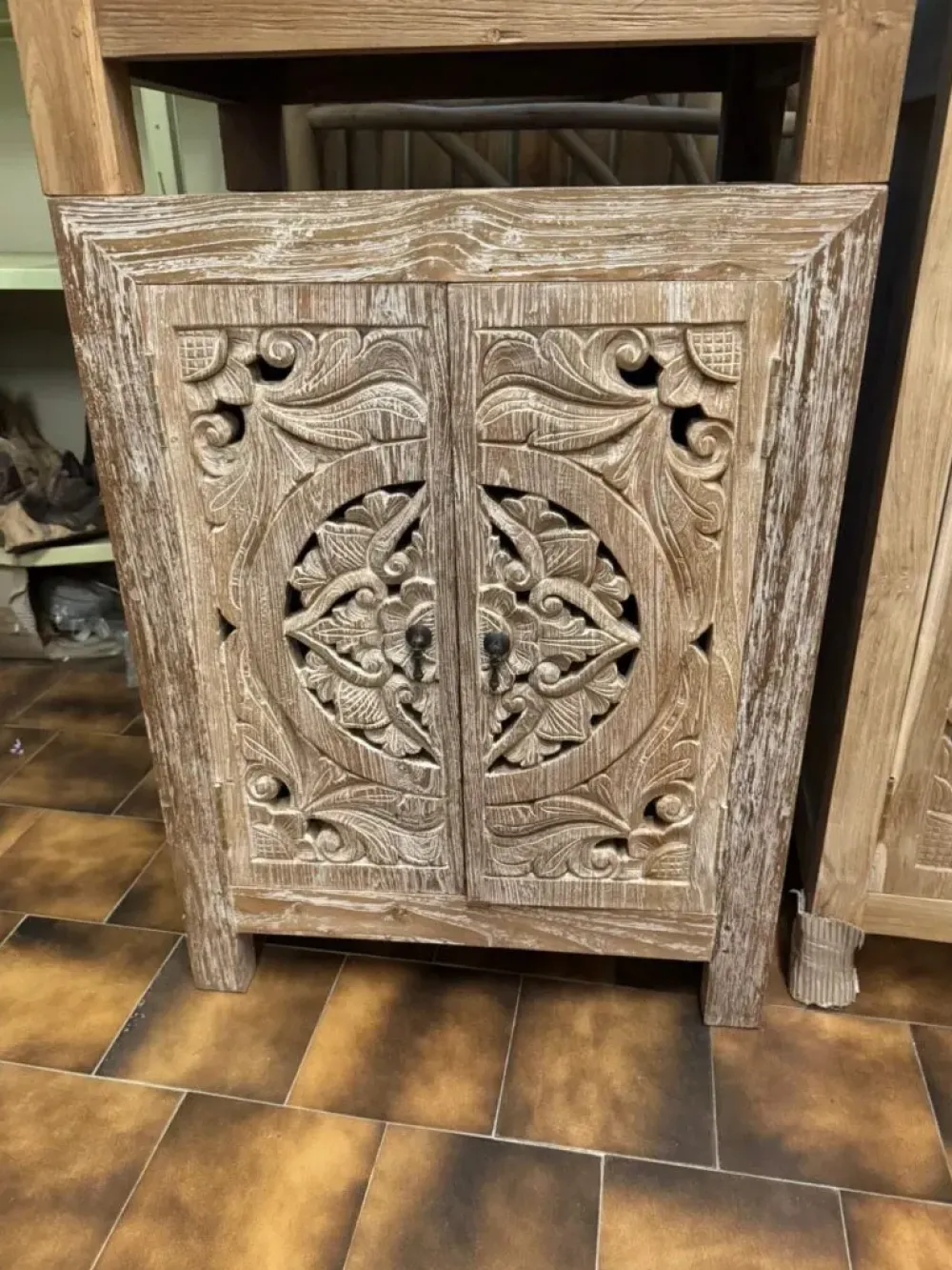 Mobile bagno A terra Mobile bagno oriente teak scontato - 30%^Outlet Etnico Hot