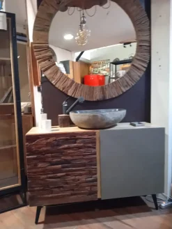 Nuovi Mondi Collection Mobile bagno A terra Mobile bagno  quercia  di rovere design   scontato - 46%- Mobili Bagno A Terra