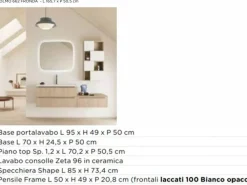 Arbi Mobile bagno Inka con uno sconto imperdibile- Mobili Bagno Sospeso