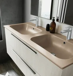 Archeda Mobile bagno Composizione light 09 in OFFERTA OUTLET- Mobili Bagno Sospeso