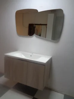 Arcom Mobile bagno Ely yosemite chiaro IN OFFERTA OUTLET- Mobili Bagno Sospeso