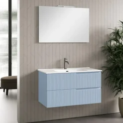 Artigianale Mobile bagno Canneto91 IN OFFERTA OUTLET- Mobili Bagno Sospeso
