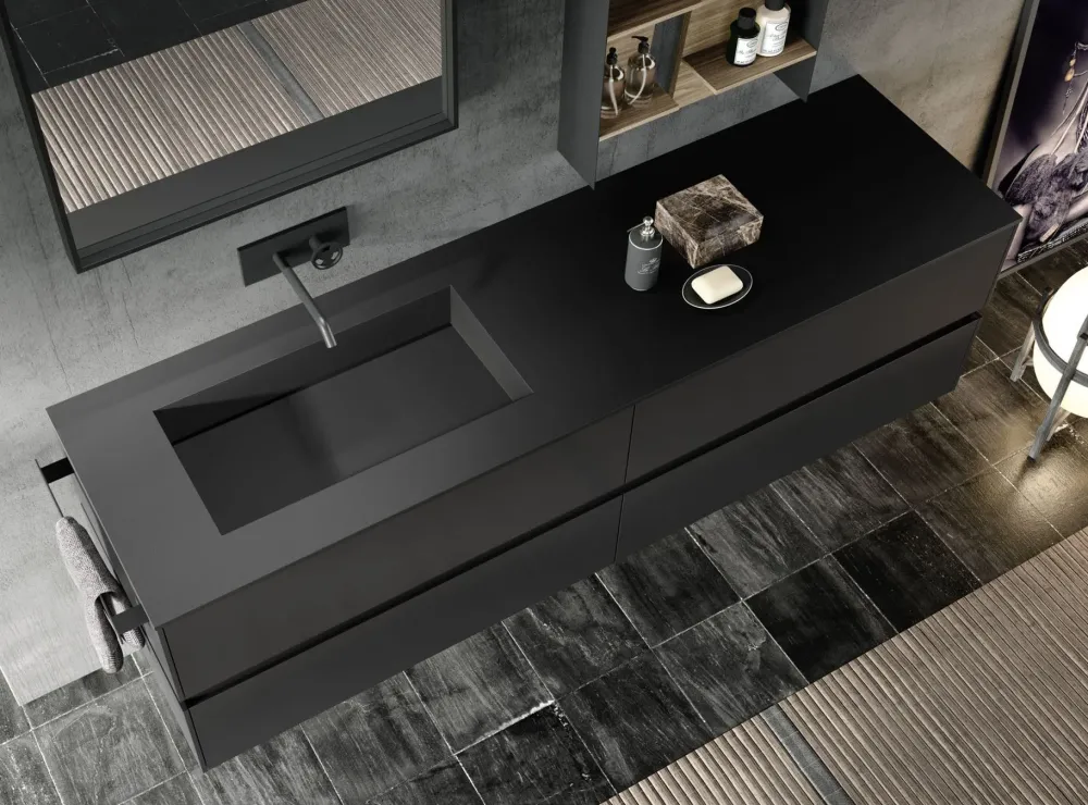 Online Mobile bagno Bagno 09 system m2 SCONTATO a PREZZI OUTLET Mobili Bagno Sospeso