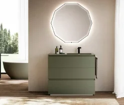 Baxar Mobile bagno Sintesi m3system tekcolormatt 105 IN OFFERTA OUTLET- Mobili Bagno A Terra