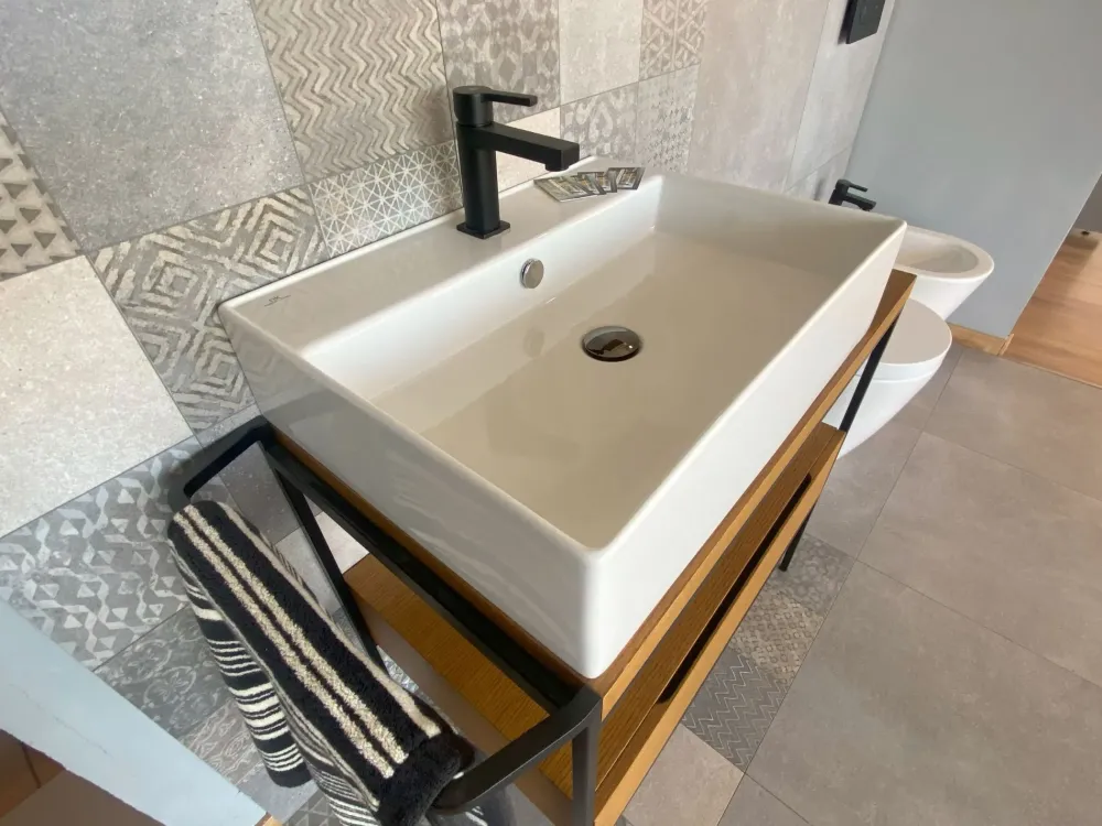 Online Mobile bagno Pure line wood IN OFFERTA OUTLET Mobili Bagno A Terra