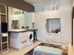 Compab Mobile bagno Lavanderia con lavabo  IN OFFERTA OUTLET- Mobili Bagno Lavanderia